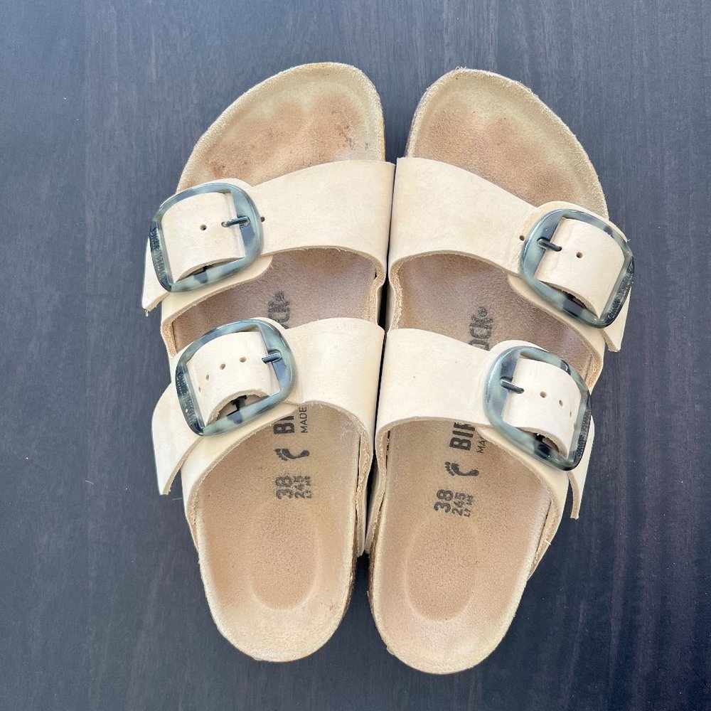 Birkenstock Arizona Big Buckle w/ Tortoise Almond